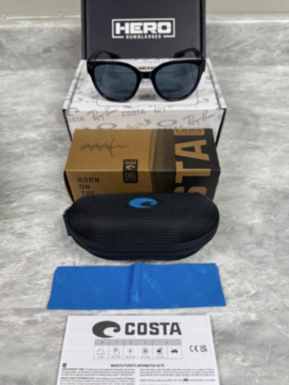 COSTA | NEW | SALINA | 9051 - 03 | BLACK | GREY 580 POLYCARBONATE